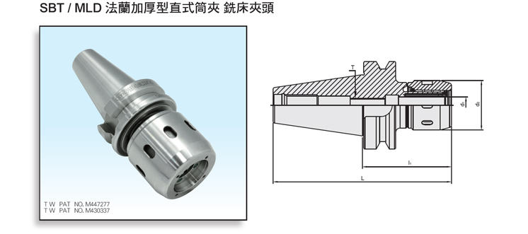 DualDRIVE+ SBT/MLD Multi-Lock Milling Chuck DualDRIVE+ SBT/MLD Multi-Lock Milling Chuck