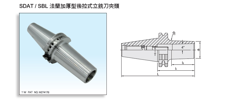 SDAT/SBL Type DualDRIVE+ Slim-Fit Collet Chuck SDAT/SBL Type DualDRIVE+ Slim-Fit Collet Chuck