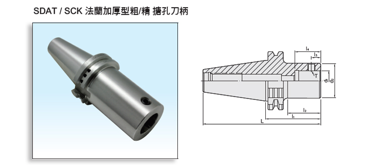 DualDRIVE+ Boring Head Shank | SDAT/SCK Type DualDRIVE+ Boring Head Shank | SDAT/SCK Type